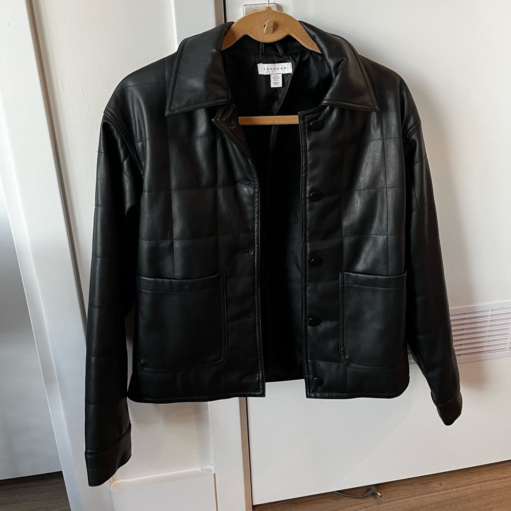 Brand New Top Shop Leather Jacket